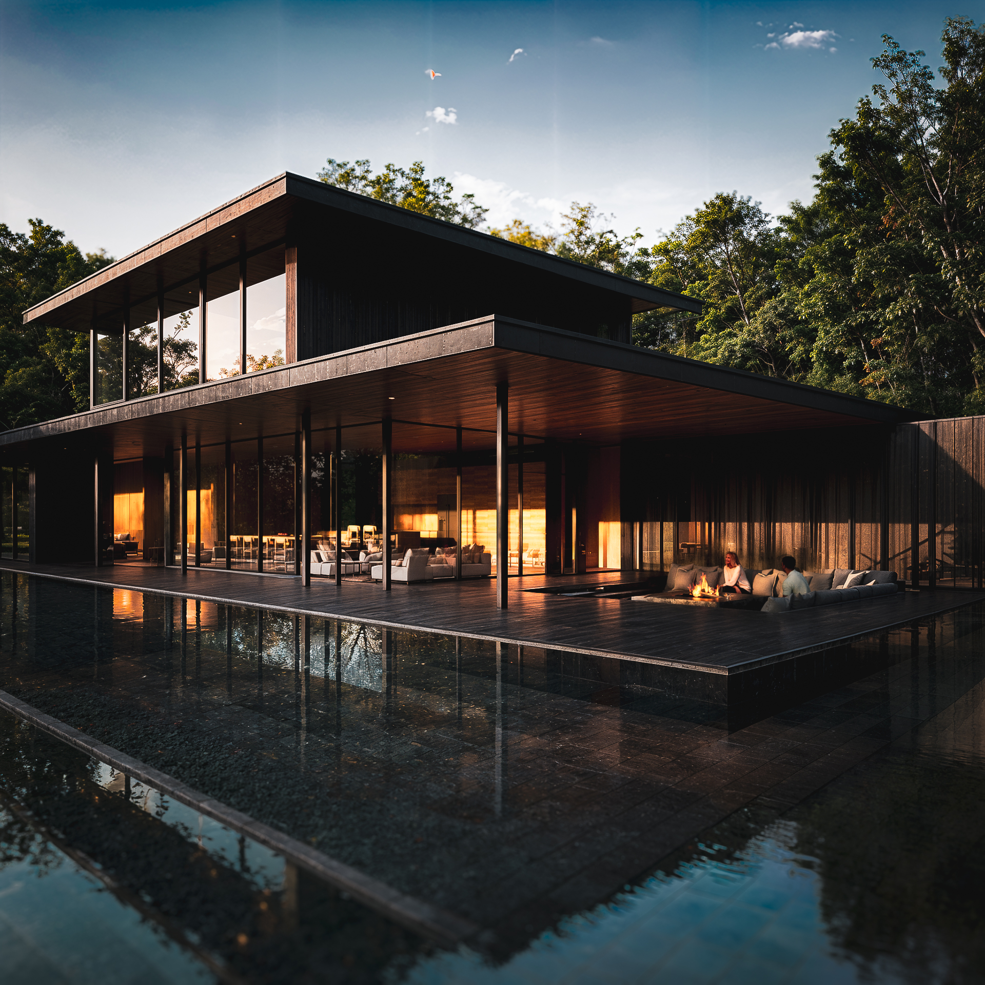 広告用CGパース制作：住宅・不動産事例 The Lakeside Hotel CGパース・建築パース 制作実績 メインビジュアル