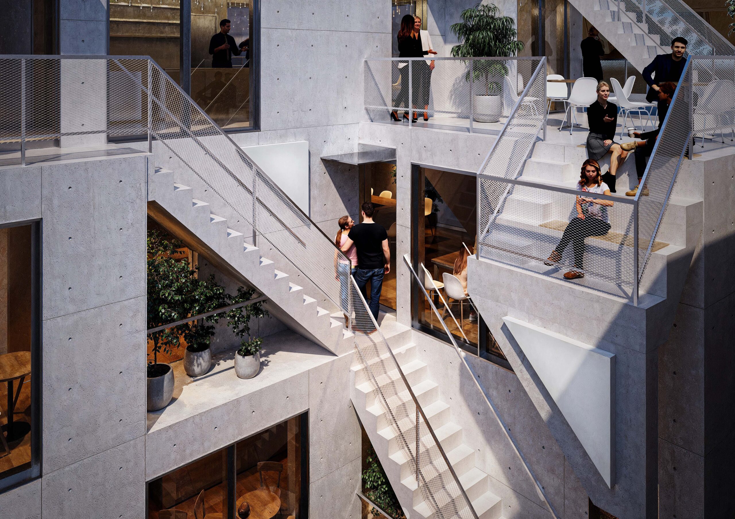 広告用CGパース制作：住宅・不動産事例 udagawa kaidan（東京） CGパース・建築パース 制作実績 メインビジュアル