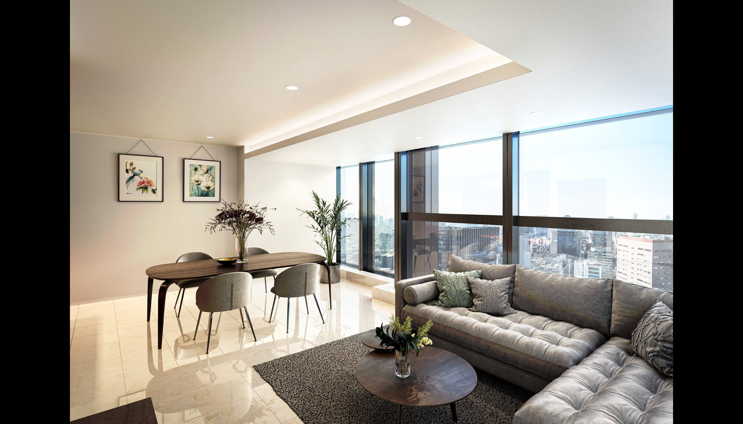 建築CGパース ビル・マンション 制作事例 高級賃貸/分譲マンション(東京)